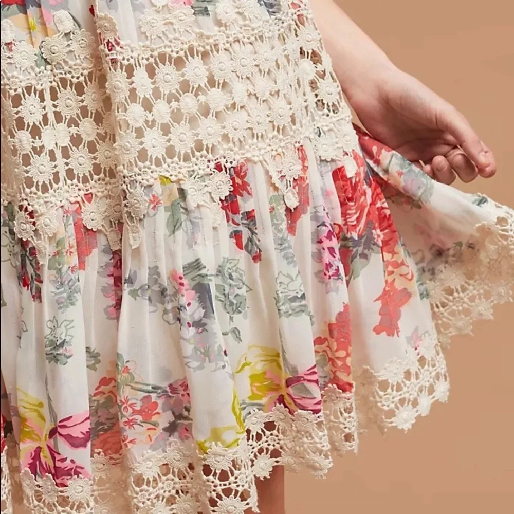 Anthropologie Ranna Gill Kalila Floral Dress Size S - Picture 4 of 13